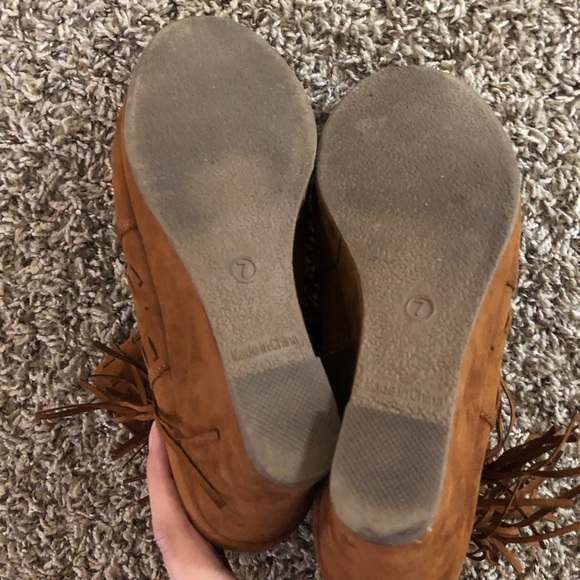 Suede Boho Booties - Picture 5 of 6